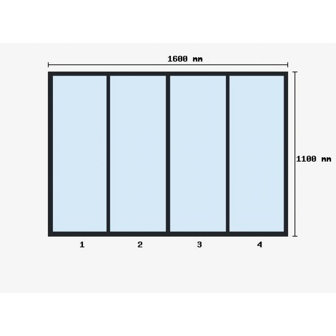 Verriere d'atelier 1100x1600 4 travées