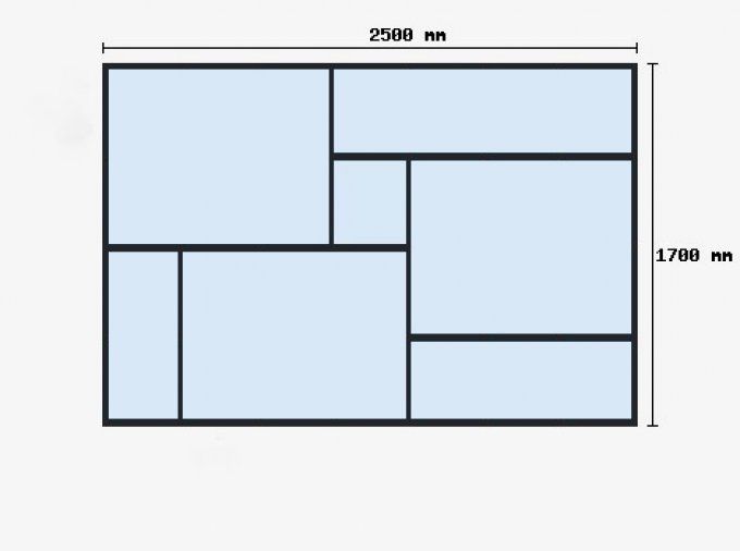 Verriere sur-mesure 1700x2500mm 