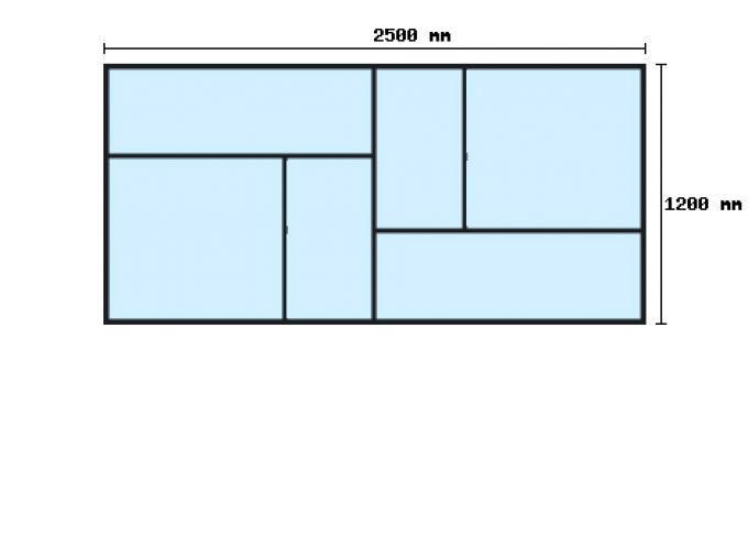 Verriere sur-mesure 1200x2500m 6 travées